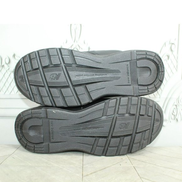 New Balance 674 Black Leather Lace Up Low Top Walking Sneaker Shoes Size 8.5 EE - Picture 8 of 10